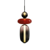 hängeleuchte nachttisch moderne nordische farbige glasdesign - Clowas.de