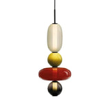 hängeleuchte nachttisch moderne nordische farbige glasdesign - Clowas.de