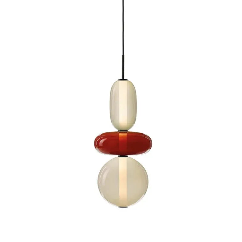 hängeleuchte nachttisch moderne nordische farbige glasdesign - Clowas.de