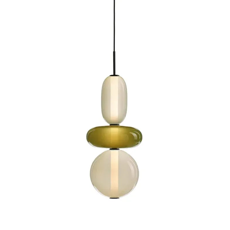 hängeleuchte nachttisch moderne nordische farbige glasdesign - Clowas.de