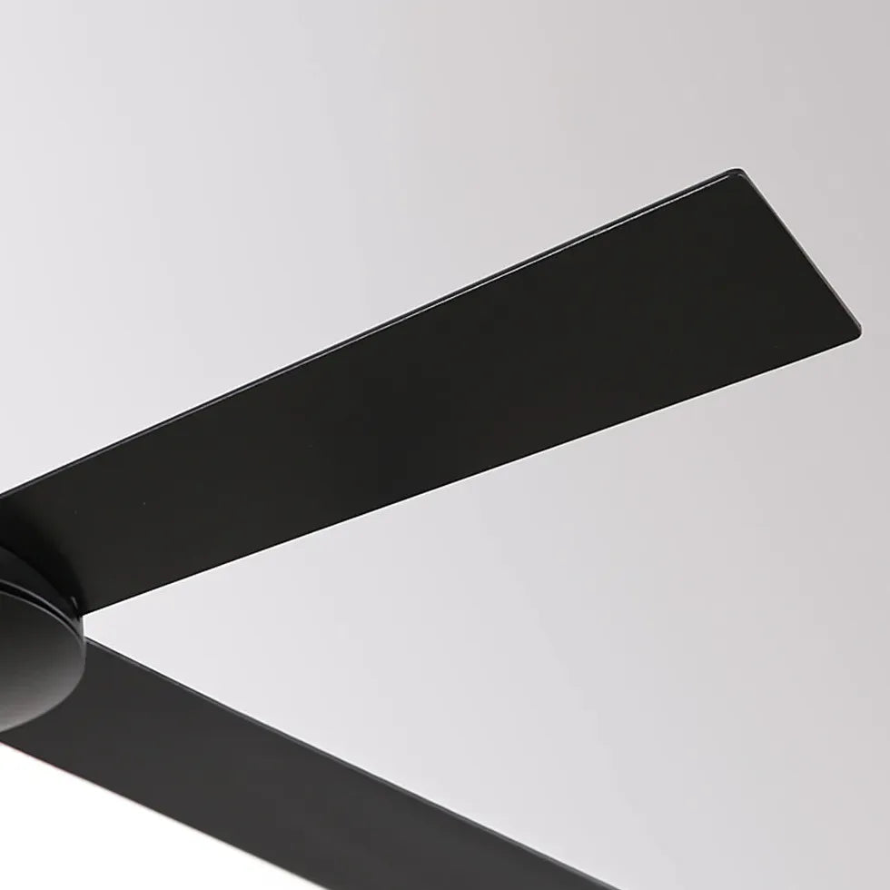 Black Metal Four-Leaf Ceiling Fan Light