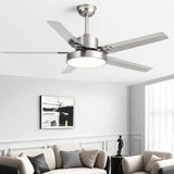 Silver Industrial for Living Room Fan Light