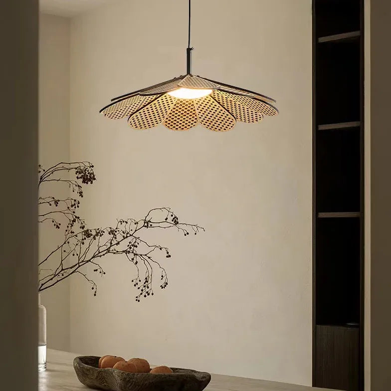 Holz Hängelampen für minimalistische japanische Esszimmer - Clowas.de