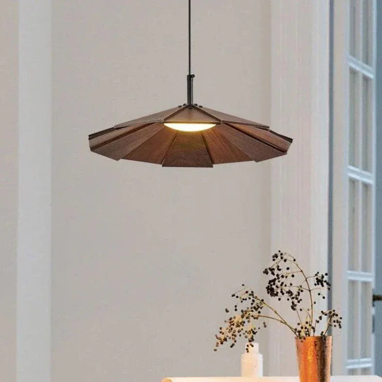 Holz Hängelampen für minimalistische japanische Esszimmer - Clowas.de