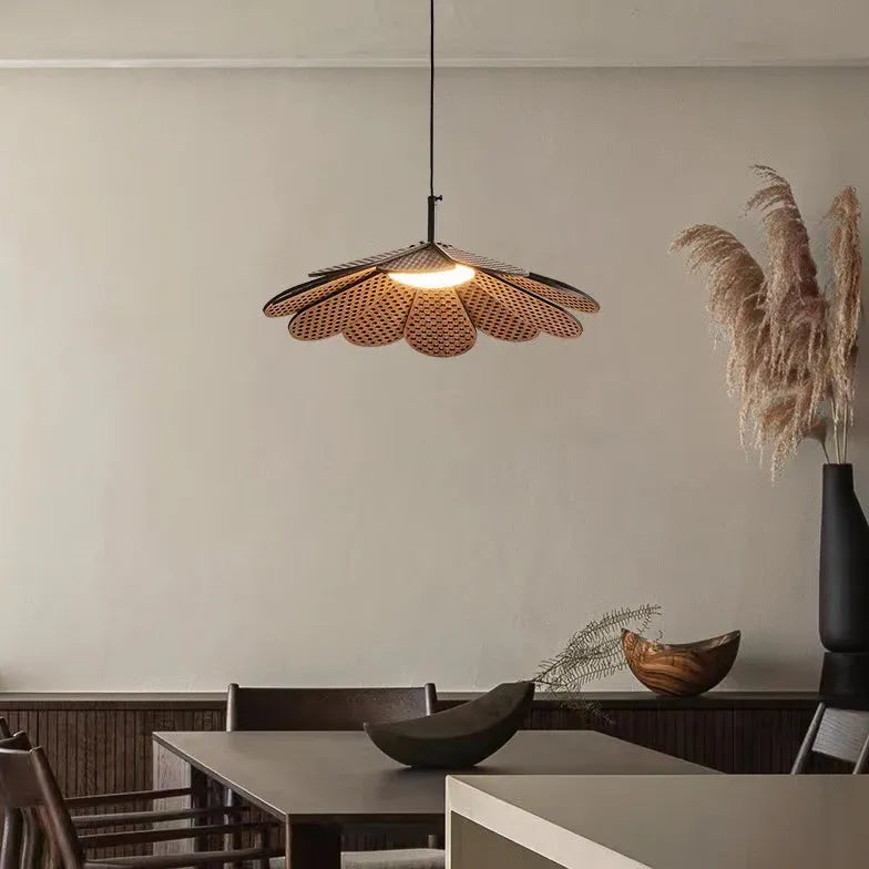 Holz Hängelampen für minimalistische japanische Esszimmer - Clowas.de