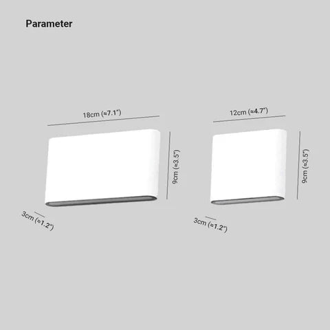 Moderne Ultradünne LED Wandleuchte für Treppenhaus