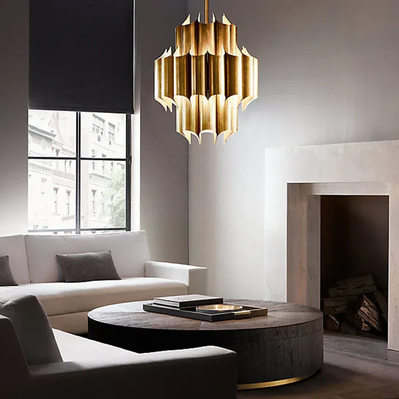 Industrial Design Hängelampe aus Vollkupfer im modernen Stil - Clowas.de