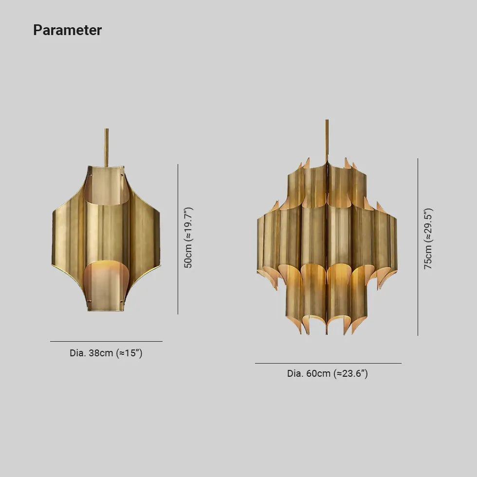 Industrial Design Hängelampe aus Vollkupfer im modernen Stil - Clowas.de