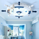 Jugendzimmer Deckenleuchte im mediterranen Piratenschiff Design - Clowas.de