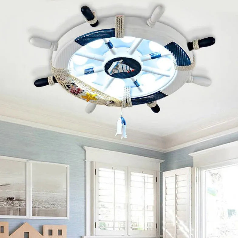 Jugendzimmer Deckenleuchte im mediterranen Piratenschiff Design - Clowas.de
