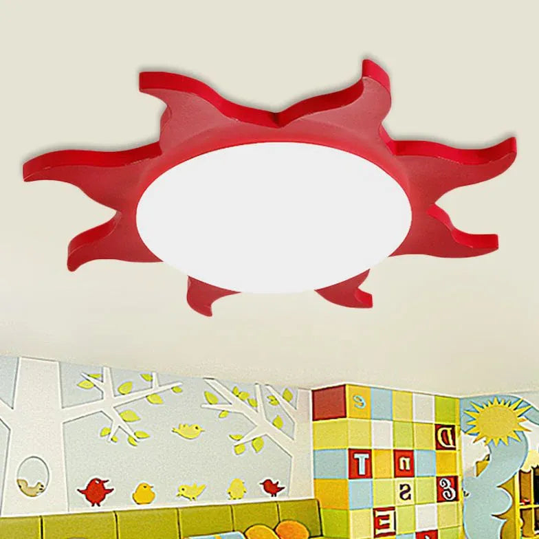 Kinderzimmer Deckenleuchte LED Sonnenform kreative Deckenlampe - Clowas.de