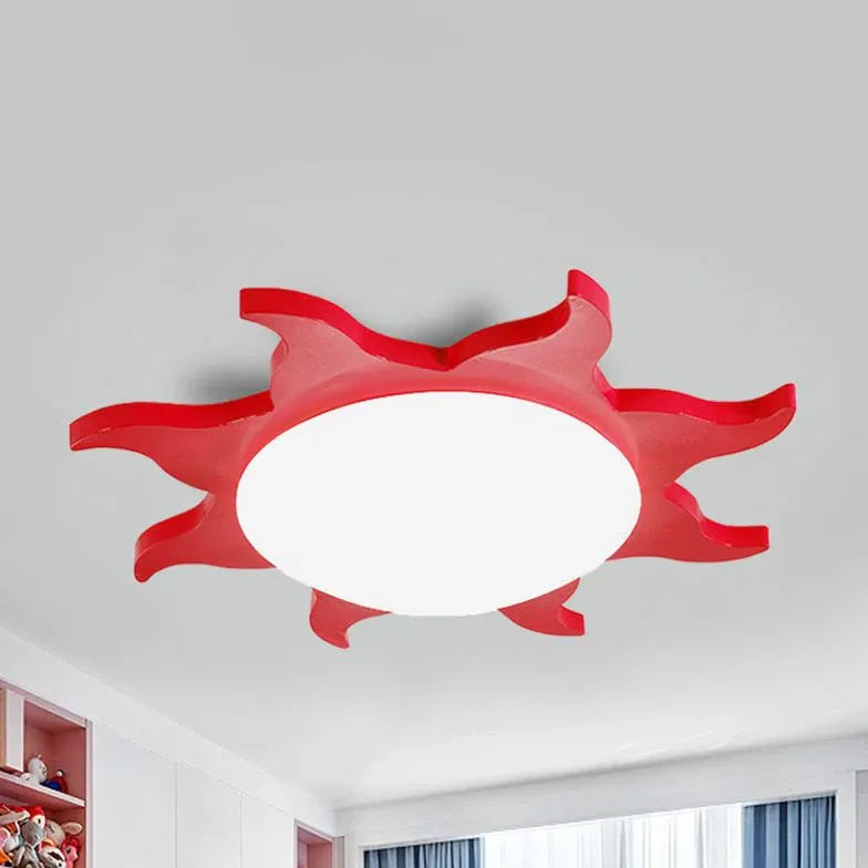 Kinderzimmer Deckenleuchte LED Sonnenform kreative Deckenlampe - Clowas.de