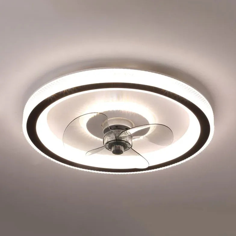 LED Round Ceiling Fan with Light