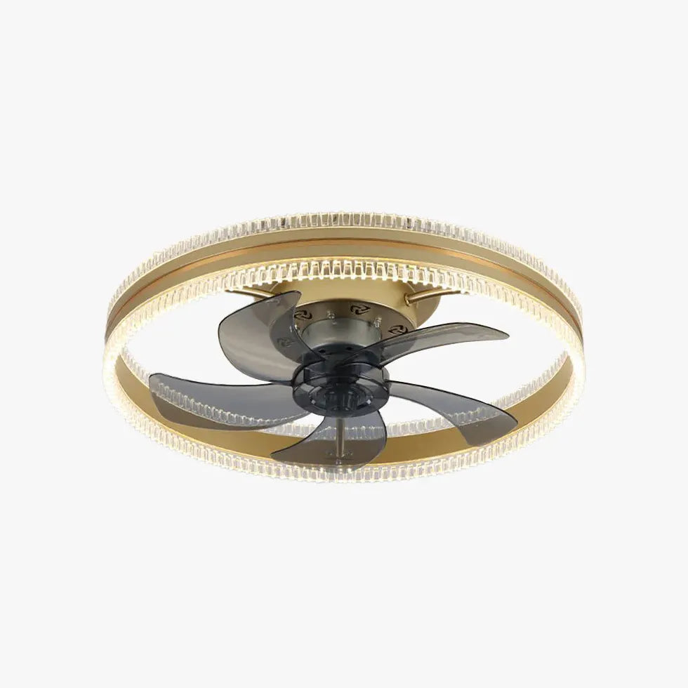 Zweifaller Ring Deckenventilator mit Licht