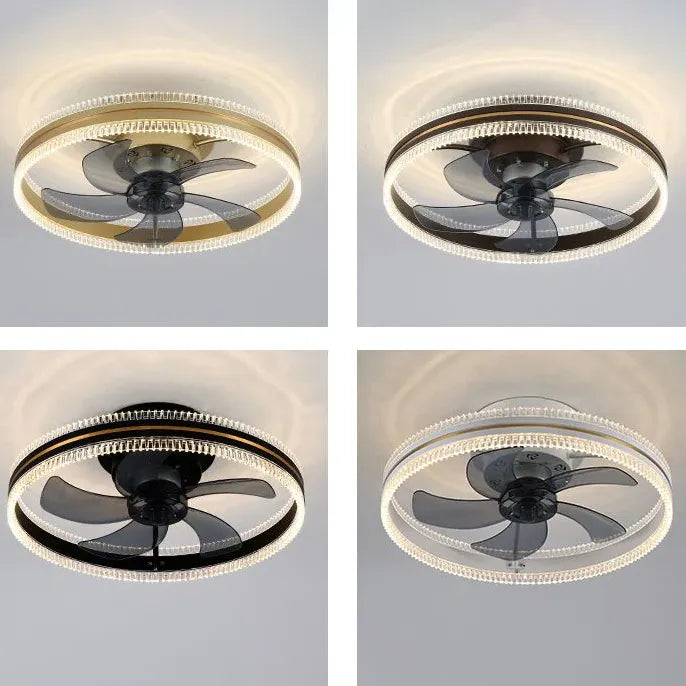 Zweifaller Ring Deckenventilator mit Licht