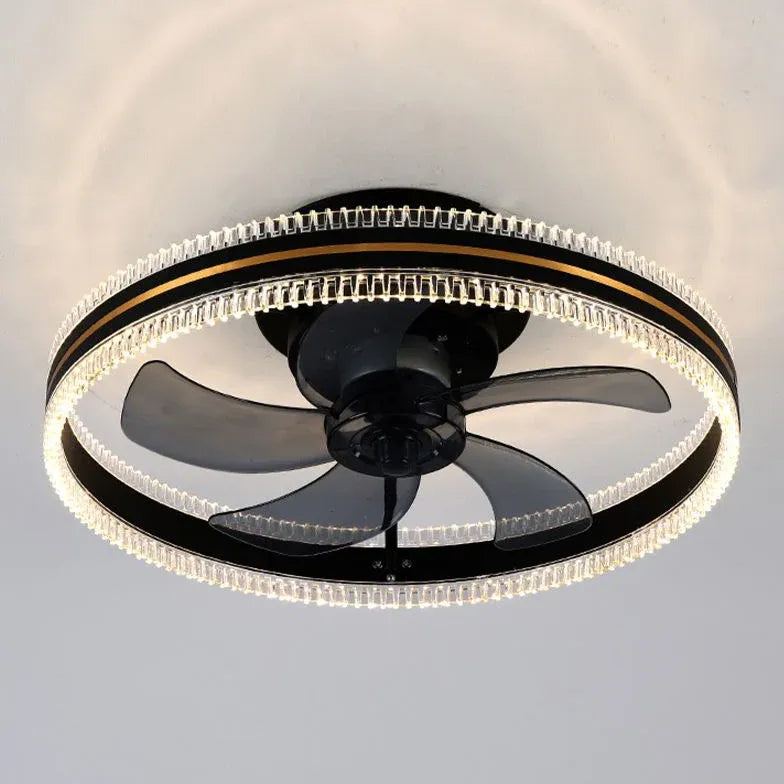 Zweifaller Ring Deckenventilator mit Licht