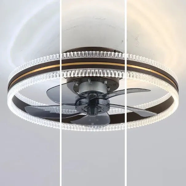 Zweifaller Ring Deckenventilator mit Licht