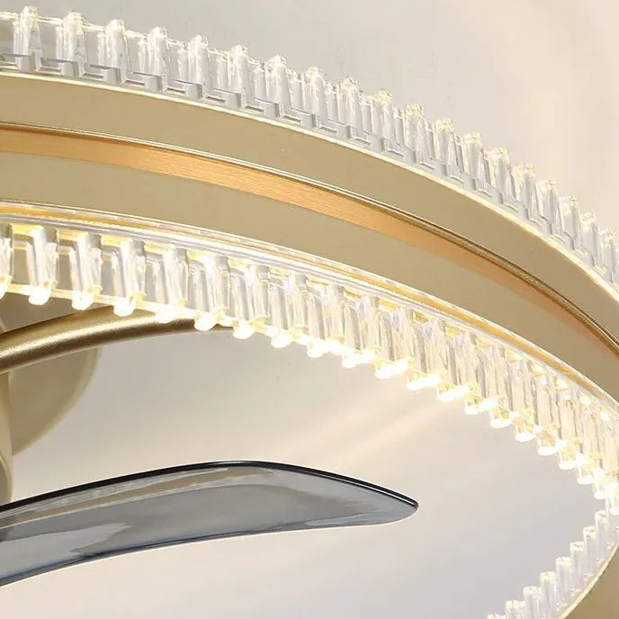 Zweifaller Ring Deckenventilator mit Licht