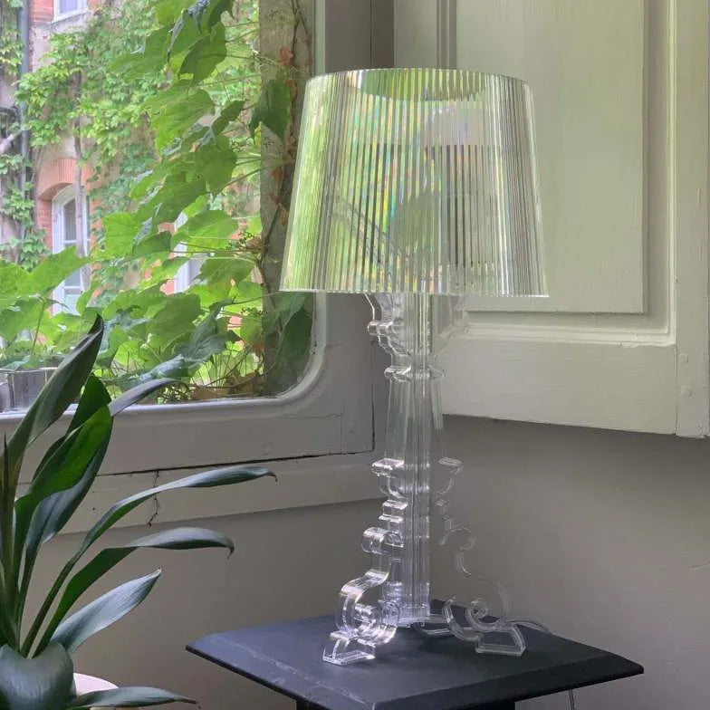 Acrylic Transparent Shade Decorative Table Lamp