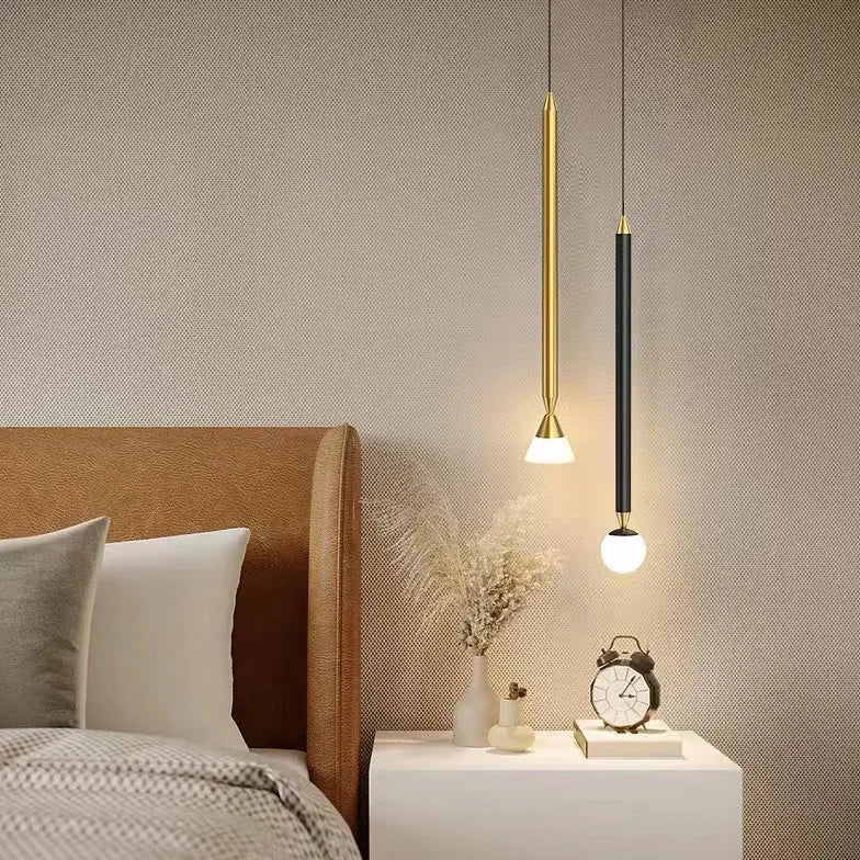 Kleine Hängeleuchte Nordisch Minimalistisch Langer Balken Design - Clowas.de
