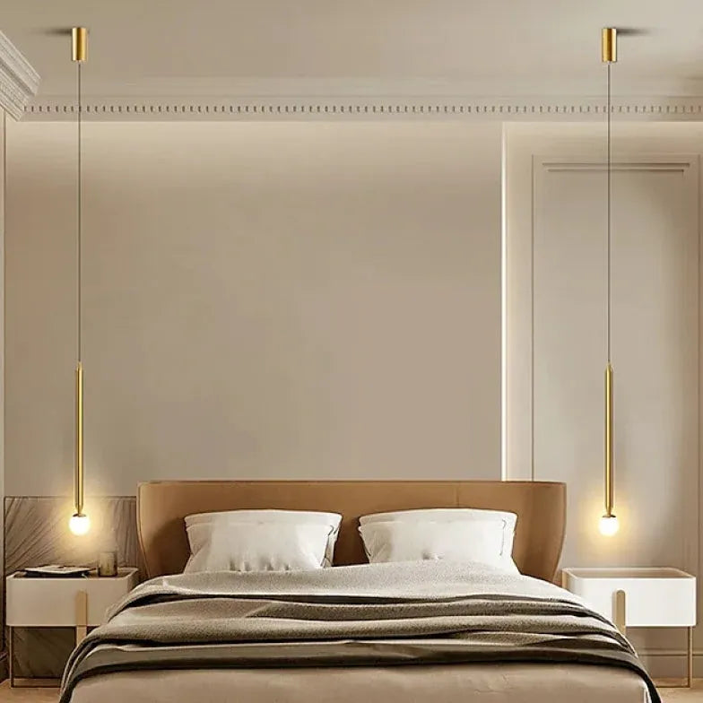 Kleine Hängeleuchte Nordisch Minimalistisch Langer Balken Design - Clowas.de