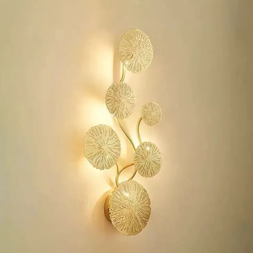 Statement Wall Lights for Living Room Gold