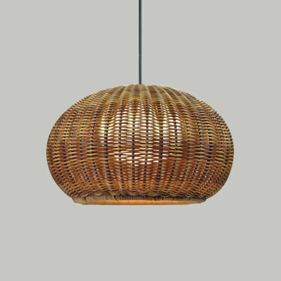 Korb Pendelleuchte natürliche Dekoration im minimalistischen Stil - Clowas.de