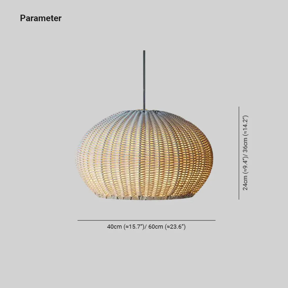 Korb Pendelleuchte natürliche Dekoration im minimalistischen Stil - Clowas.de