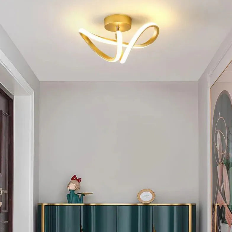 Deckenleuchte Flur Schwarz Skandinavische LED Deckenlampe - Clowas.de