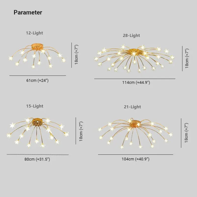 Moderne Deckenleuchten für Wohnzimmer Kreative LED Deckenlampe - Clowas.de