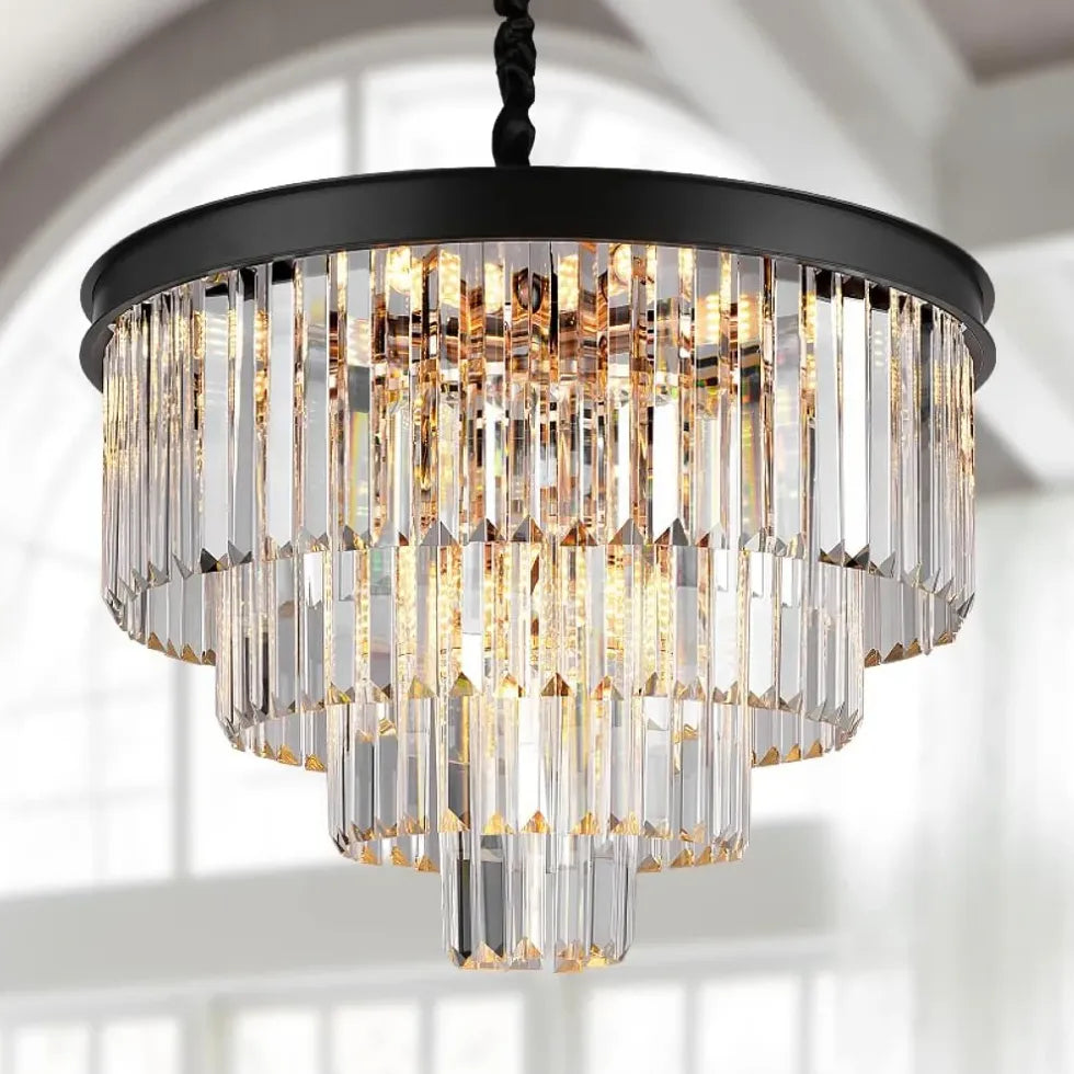 Kristall deckenleuchte modern im amerikanischen Luxusdesign - Clowas.de