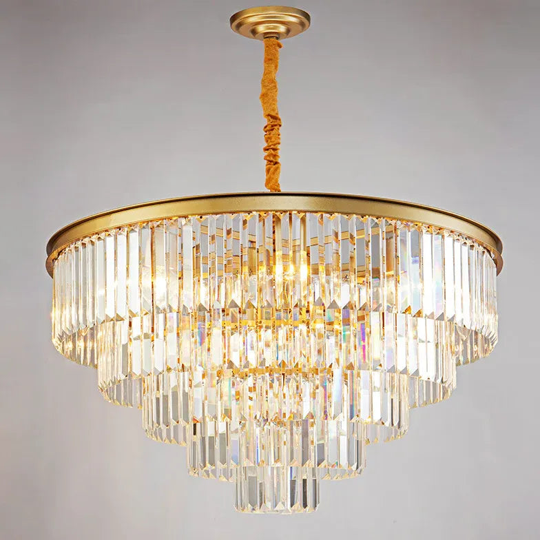 Kristall deckenleuchte modern im amerikanischen Luxusdesign - Clowas.de