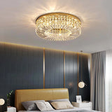 Kristall Deckenleuchte modern Luxus Edelstahl amerikanischer Stil - Clowas.de