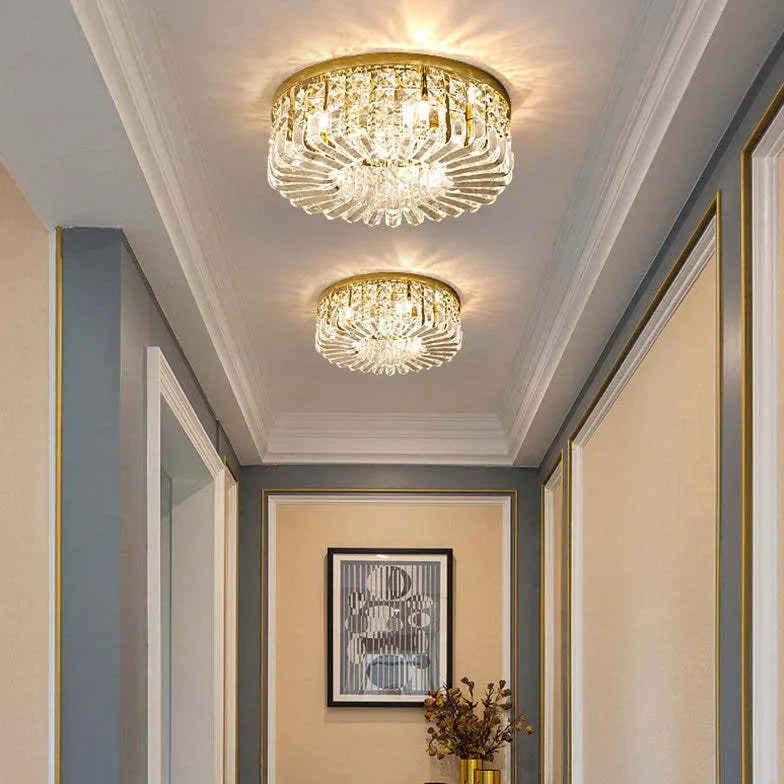 Kristall Deckenleuchte modern Luxus Edelstahl amerikanischer Stil - Clowas.de