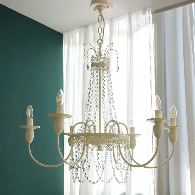 Kristallleuchten modern im französischen Creme Stil - Clowas.de