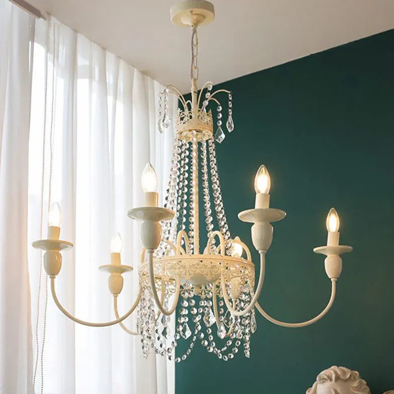 Kristallleuchten modern im französischen Creme Stil - Clowas.de