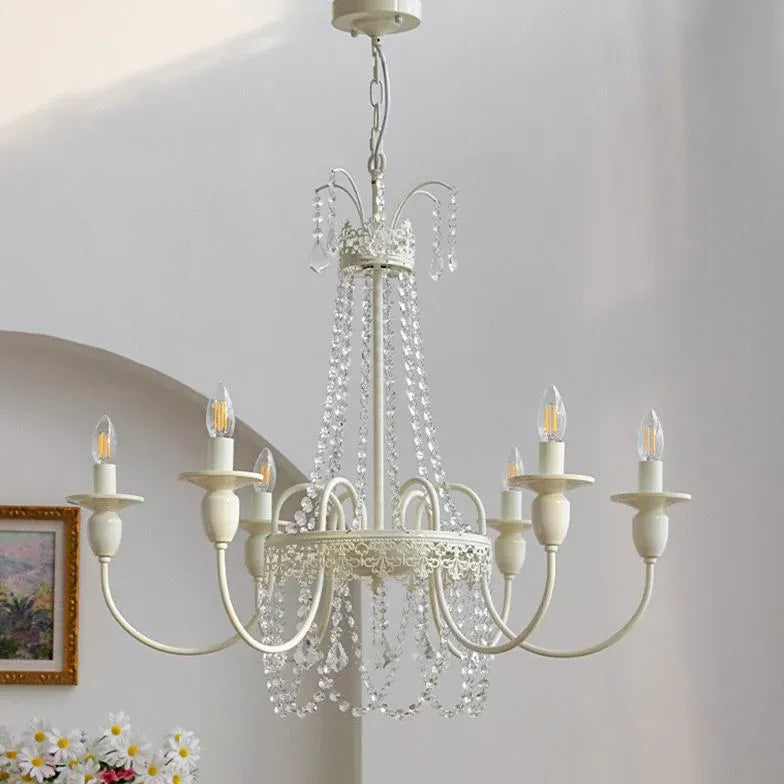 Kristallleuchten modern im französischen Creme Stil - Clowas.de