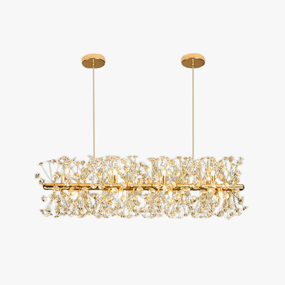 Kristallleuchter LED modern leicht luxuriös minimalistisch - Clowas.de