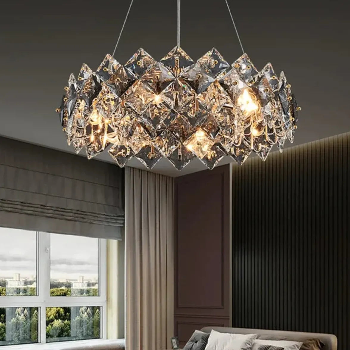 Kristallleuchter modern in leichtem luxuriösen Stil - Clowas.de
