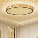 Disc Crystal Modern Luxury Ceiling Light