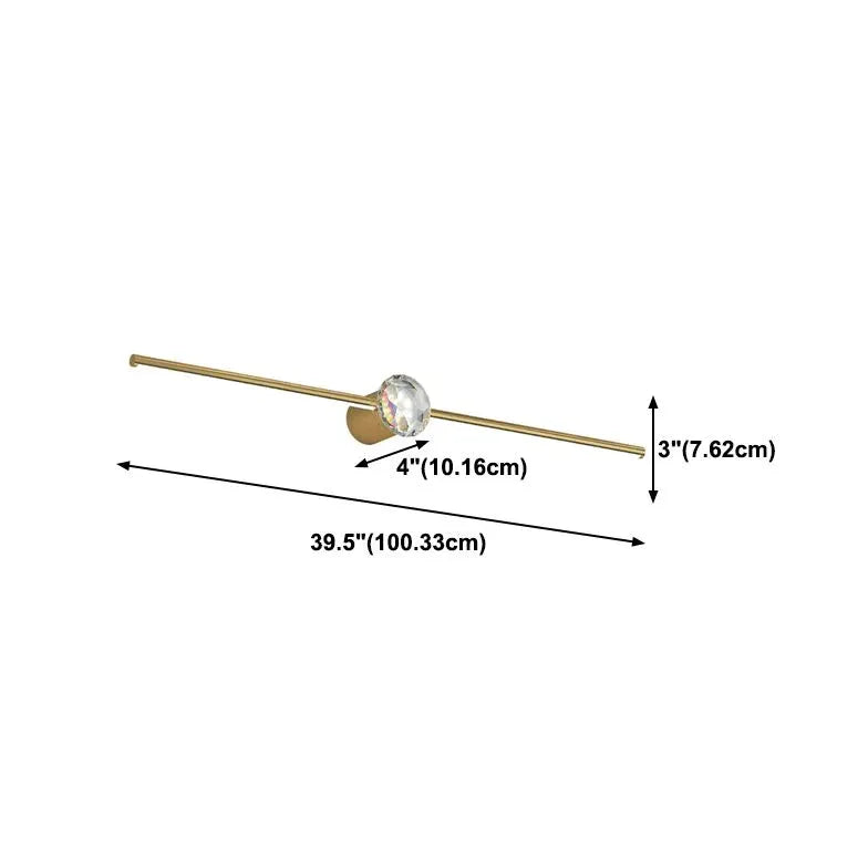 Wandleuchte Gold modern im skandinavischen Luxusstil