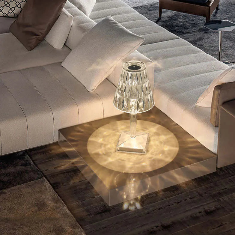 Transparent Crystal Ambient Table Lamp