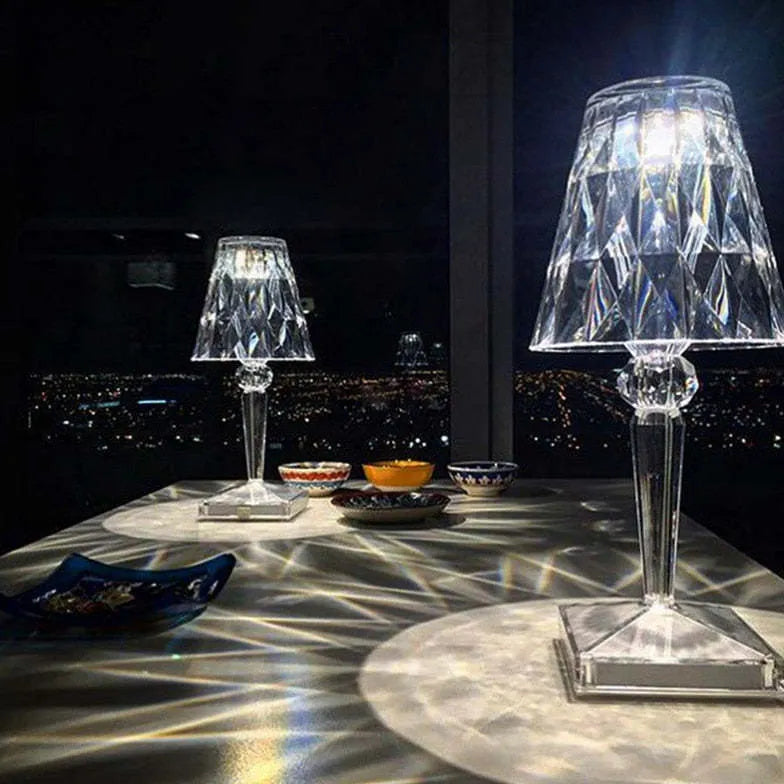 Transparent Crystal Ambient Table Lamp