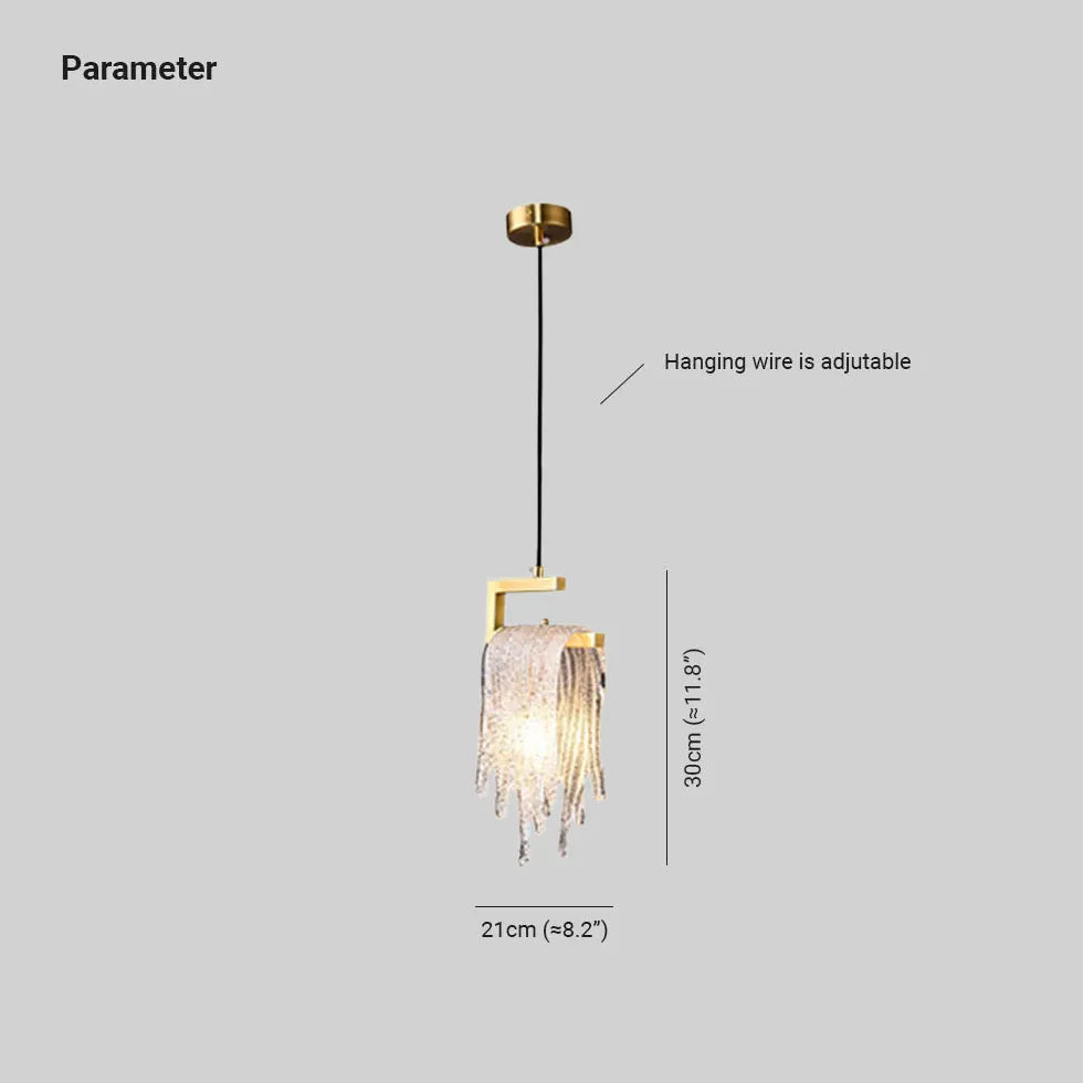 Elegant Gold Crystal for Dining Room Pendant Light