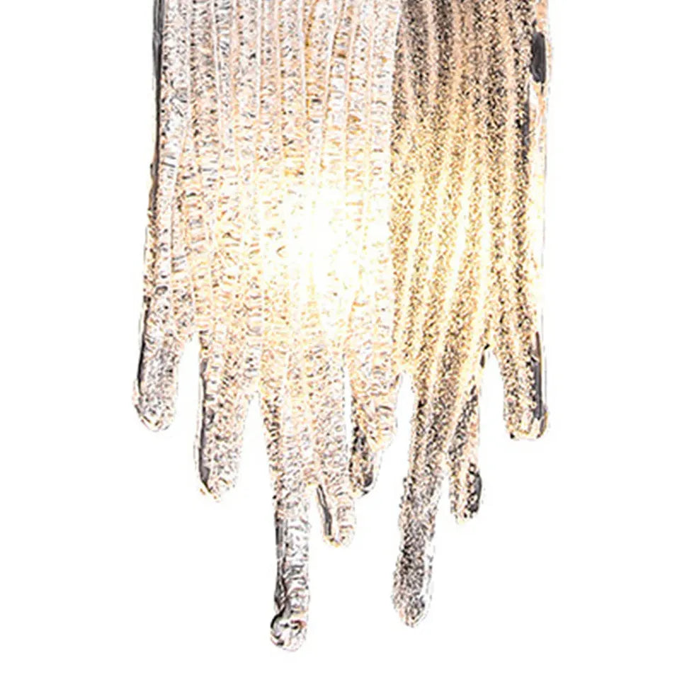 Elegant Gold Crystal for Dining Room Pendant Light