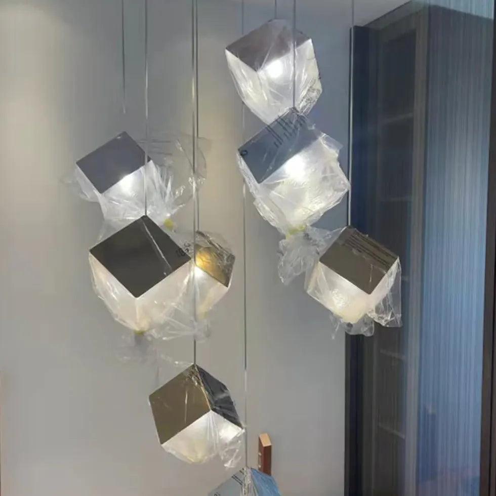 Cube Multi-Light Living Room Pendant Light