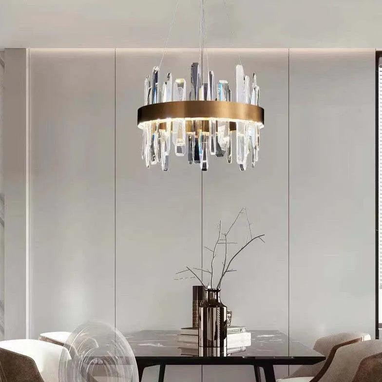 Kronleuchter Glas Kristall Nordisch Minimalistisch Luxus - Clowas.de