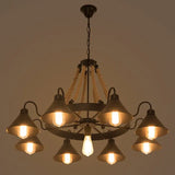Kronleuchter Industrial im Vintage-Seil-Design - Clowas.de