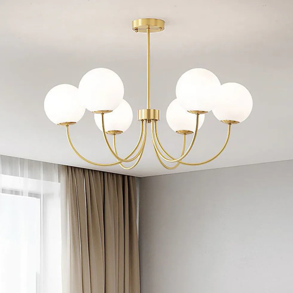 Kronleuchter Kugel Nordisch Modern Glas Luxus - Clowas.de