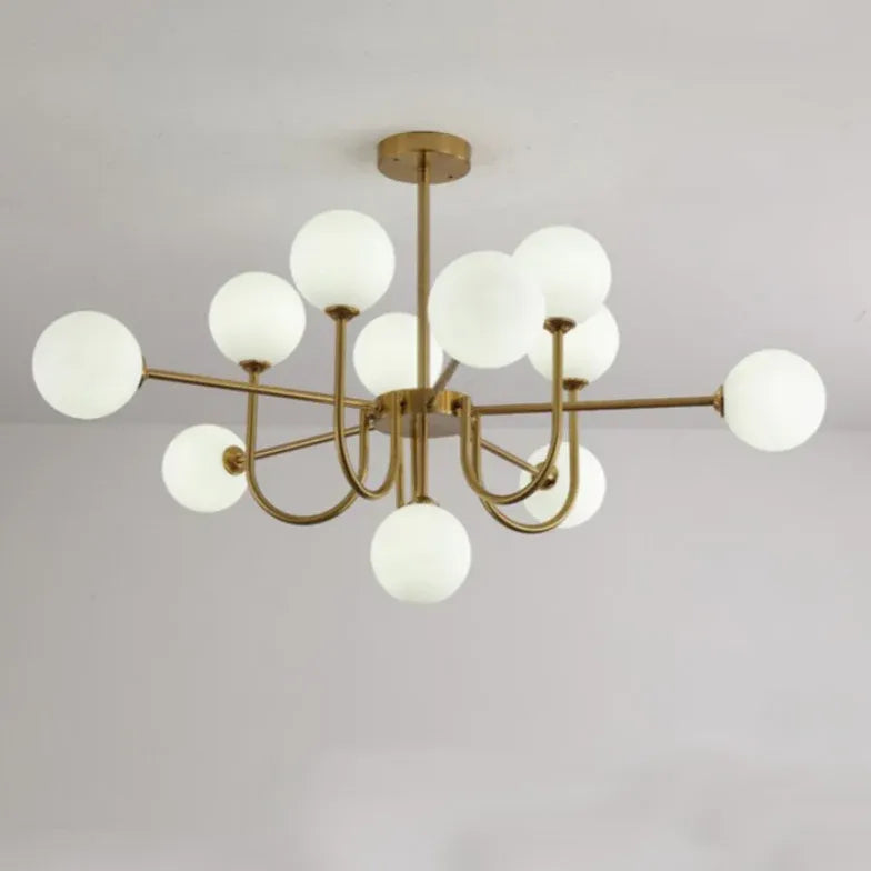 Pendelleuchte Gold Glas nordisch modern leicht luxuriös - Clowas.de
